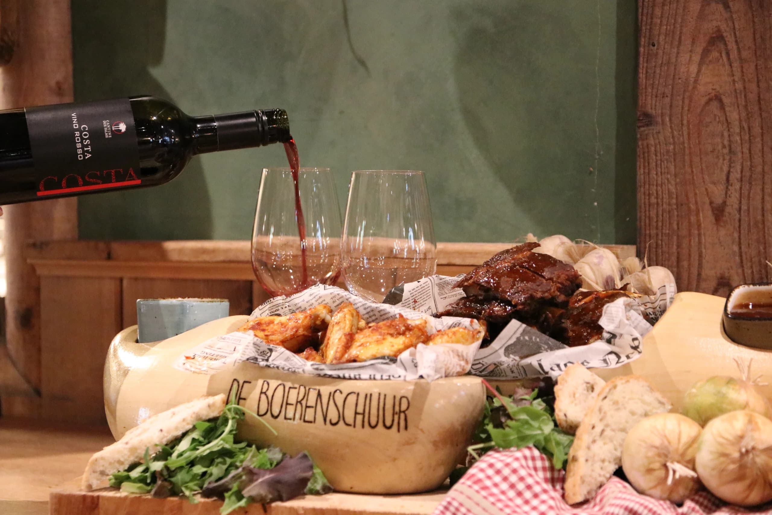 Uiteten op de Veluwe: ingredienten uit eigen moestuin