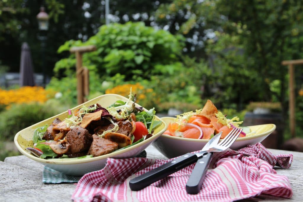 Diverse keuzes uit overheerlijke menu’s